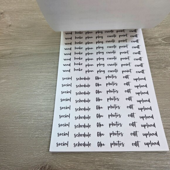 Rainbow Planner Stickers By Kellofaplan Volume Six Missing Two Stickers - Picture 15 of 16